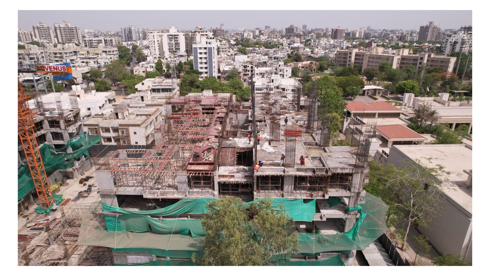 Construction progress 1