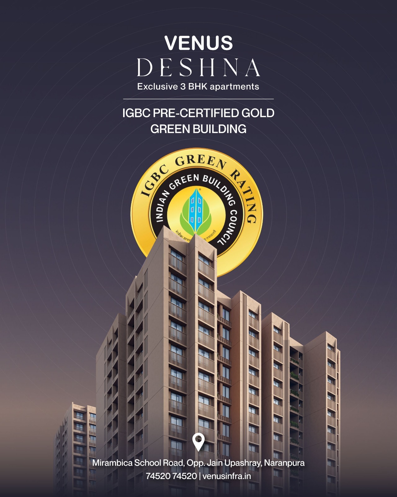 Venus Deshna — IGBC Pre-Certified Gold Green Building