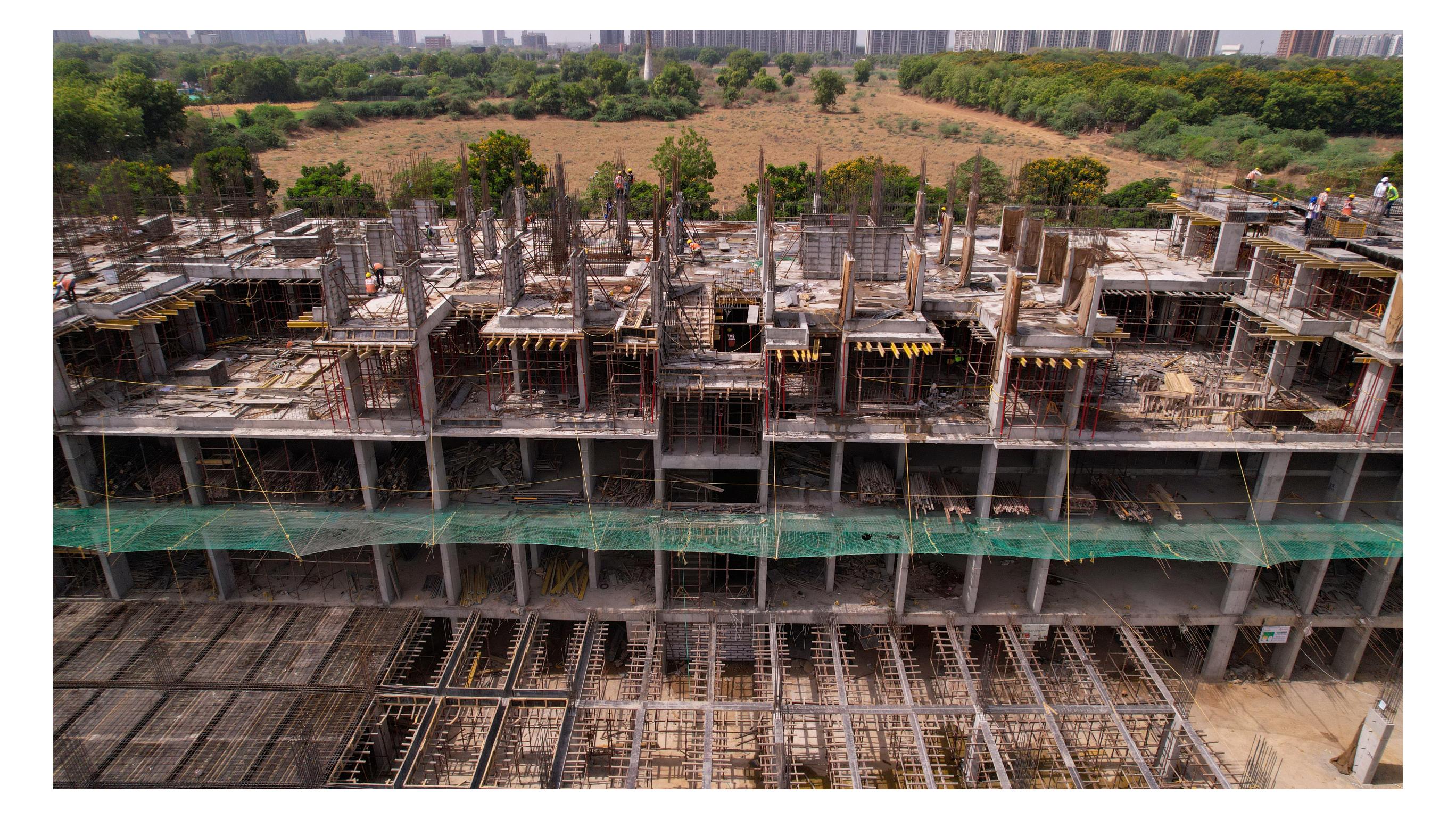 Construction progress 1
