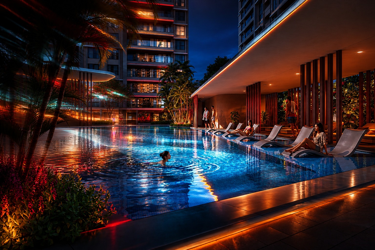 The Universe — resort-grade infinity swimming pool